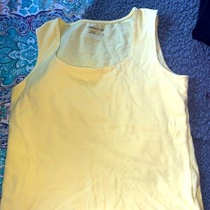 Crazy yellow tank top